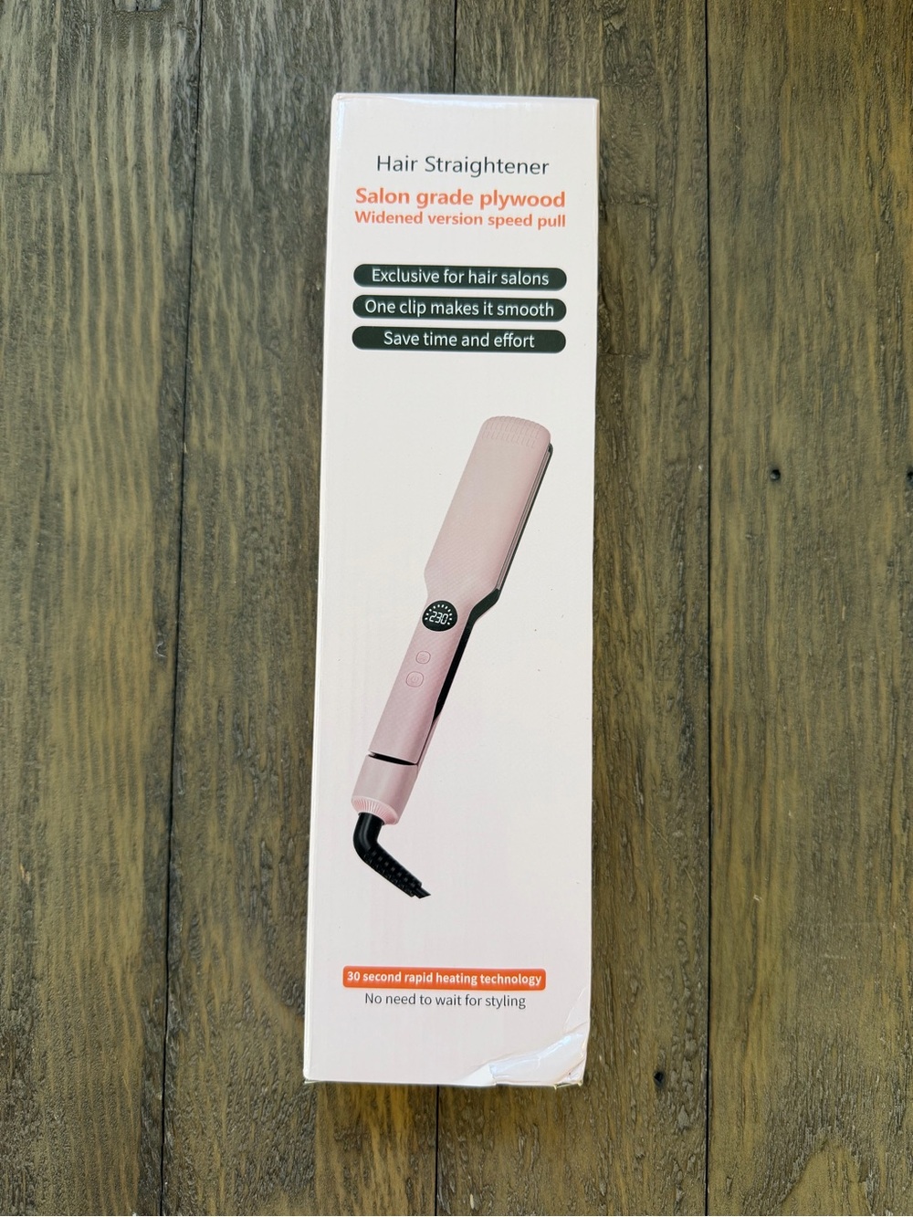 Flat Iron Hair Straightener 
New in box